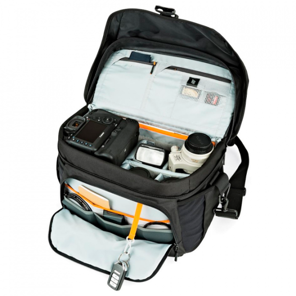 Geantă pentru aparat foto Lowepro Nova 200 AW II Țesătură/ Black photo 5