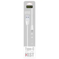 Кабель USB GC-27 Golf USB Type-A + USB Type-C 1 м/ Белый photo 4