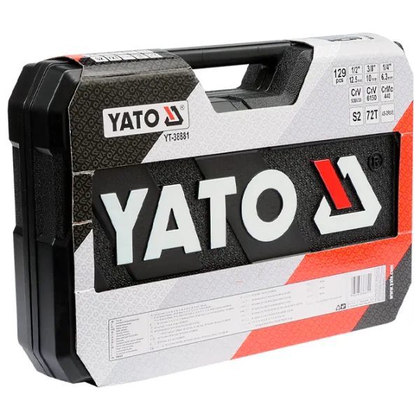 Набор инструментов Yato YT-38881 Количество в наборе: 129 photo 2