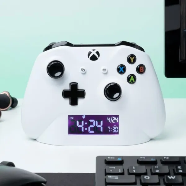 Lampă de masă fan Paladone Alarm Clock PP7898XB Xbox / Black White photo 4