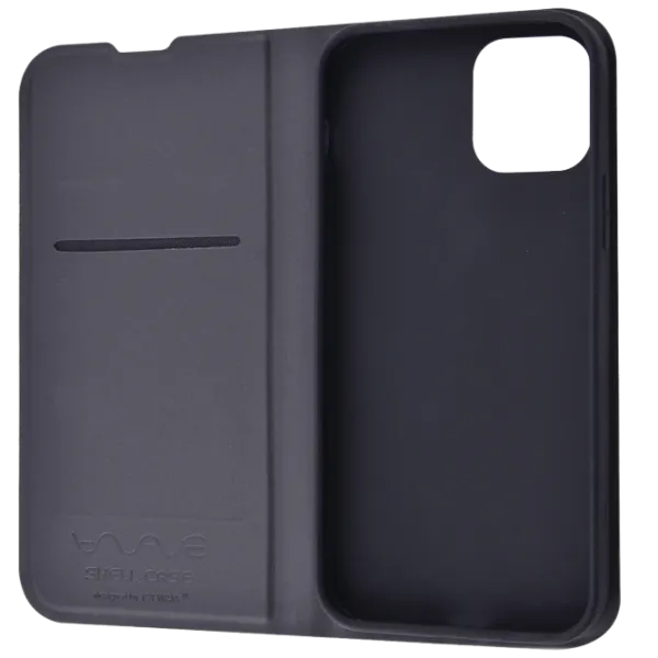 Чехол для смартфона Apple iPhone 12/ 12 Pro WAVE/ Flip Cover/ TPU/ PC/ Черный photo 3 Чехол для смартфона Apple iPhone 12/ 12 Pro WAVE/ Flip Cover/ TPU/ PC/ Черный photo 3