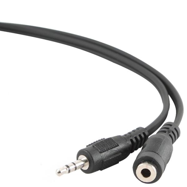 Cablu audio Cablexpert 3.5 mm + 3.5 mm 3 m/ Black photo 2