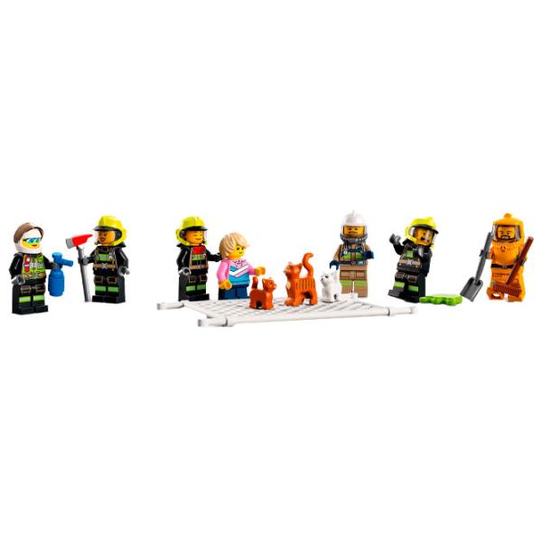 Детский конструктор LEGO Пожарная бригада Пожарные/ Красный photo 4
