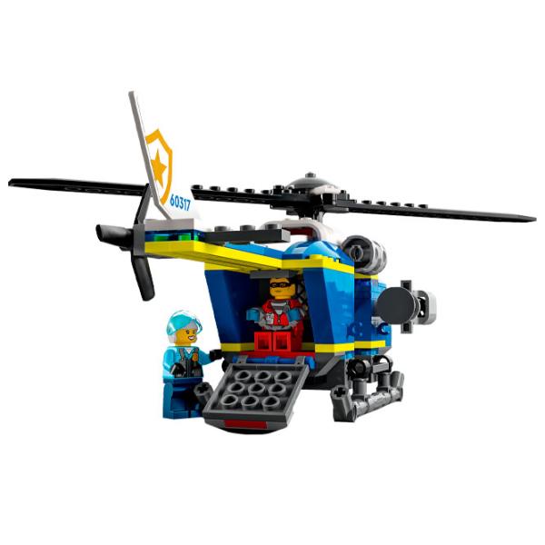 Детский конструктор LEGO Уголовное преследование в банке Полиция/ Синий photo 3