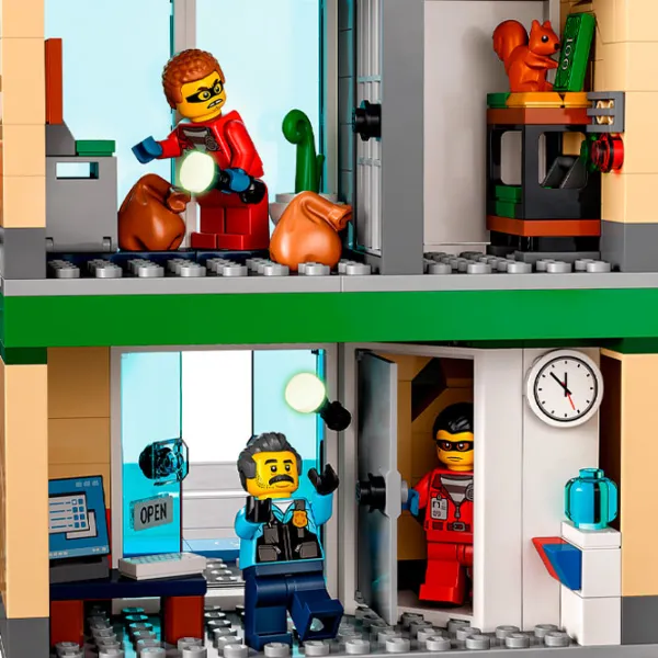 Детский конструктор LEGO Уголовное преследование в банке Полиция/ Синий photo 4