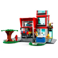 Constructor pentru copii LEGO Stația de pompieri Pompieri/ Red photo 3