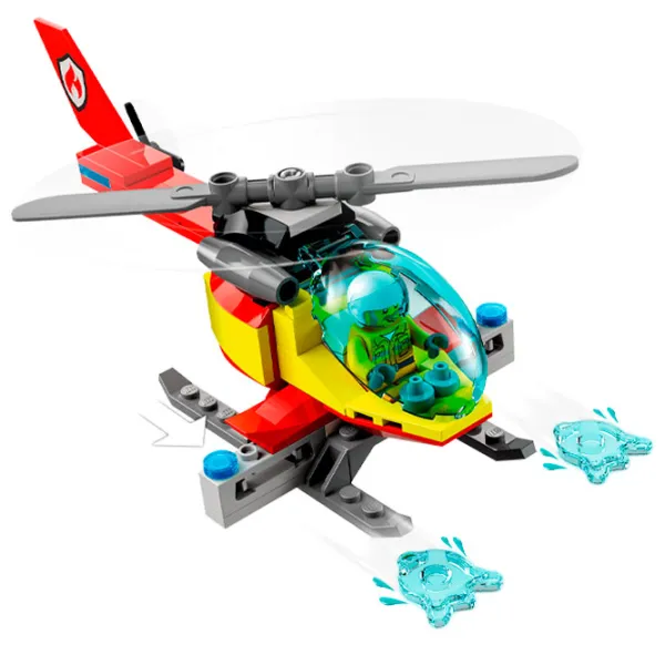 Детский конструктор LEGO Пожарная станция Пожарные/ Красный photo 5