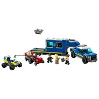 Constructor pentru copii LEGO Camion de comandă mobil al poliției Mașină/ Blue photo 2