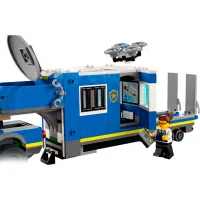 Constructor pentru copii LEGO Camion de comandă mobil al poliției Mașină/ Blue photo 3