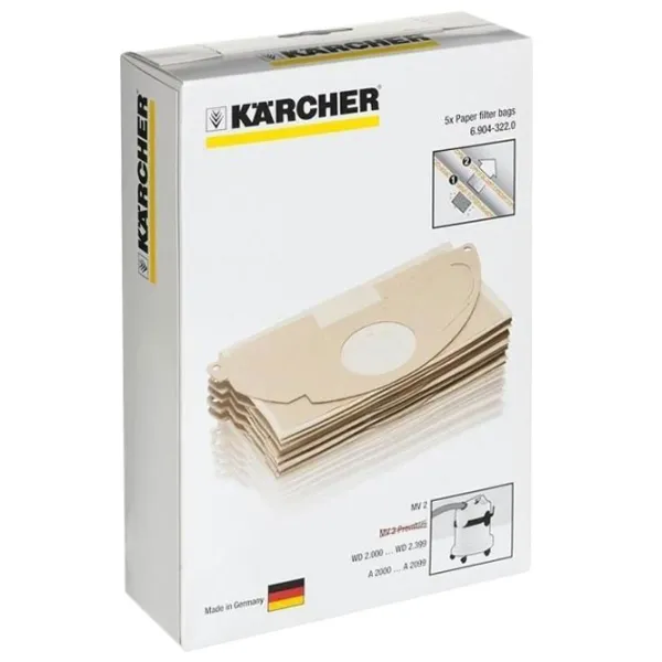Мешок KARCHER 6.904-322.0 Бумага/ Коричневый photo 4