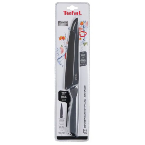 Cuțit de bucătărie Tefal K1221205 Oțel inoxidabil / Gray photo 4