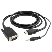 Кабель видео Cablexpert VGA + HDMI 3 м/ Черный photo 2