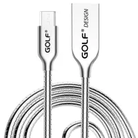 Кабель для телефона GC-33 Golf USB Type-A + microUSB 1 м/ Серебристый photo 3