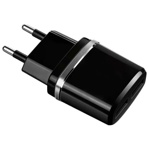 Сетевое зарядное устройство EVO 2USB 2.4A (MicroUSB) Черный photo 3