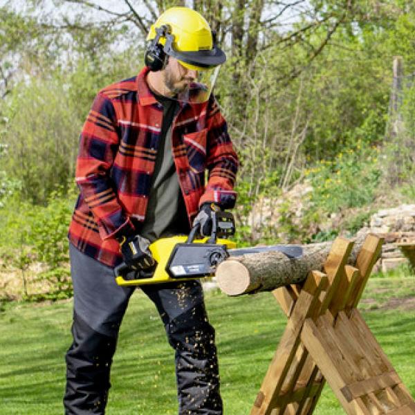 Fierăstrău cu lanţ KARCHER CNS 36-35 pe benzină/ Yellow photo 4