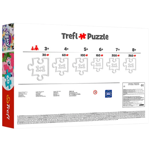 Пазл 2D Trefl Rainbow friendship 4+/ Количество деталей: 60 photo 2 Пазл 2D Trefl Rainbow friendship 4+/ Количество деталей: 60 photo 2