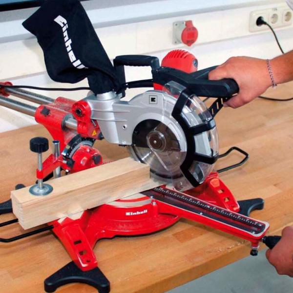 Fierăstrău pentru tăieri înclinate Einhell TH-SM 2131 210 mm photo 9
