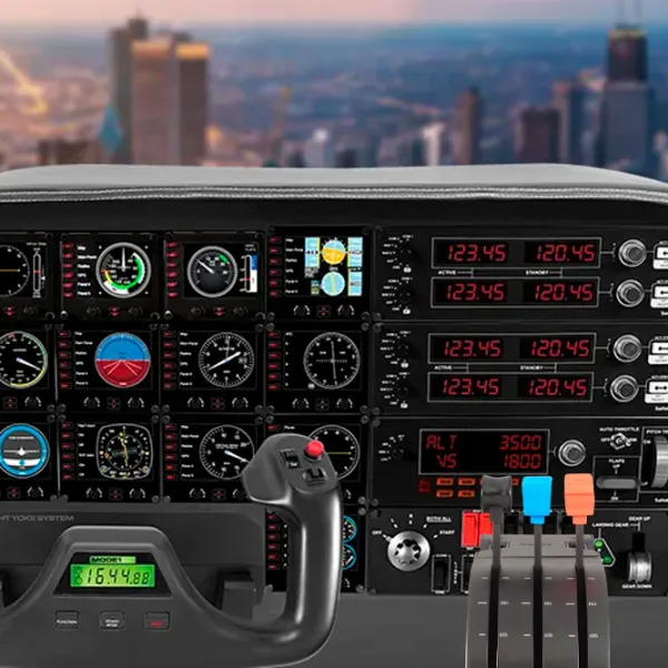 Джойстик Logitech Flight Throttle Quadrant Проводная/ buttons/ Черный photo 5 Джойстик Logitech Flight Throttle Quadrant Проводная/ buttons/ Черный photo 5