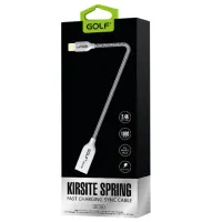 Кабель для телефона GC-36i Golf USB Type-A + Lightning 1 м/ Серебристый photo 3