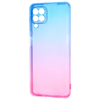 Husă pentru smartphone Samsung Galaxy A22/ M32 PRC/ Back/ TPU/ Pink Blue photo 2