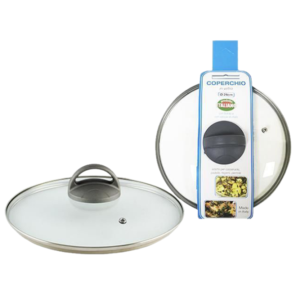 Крышка Cucina Italiana Sasso 24 см / Нержавеющая сталь photo 2