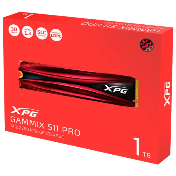 SSD ADATA XPG Gammix S11 Pro 1 ТБ M.2 photo 5