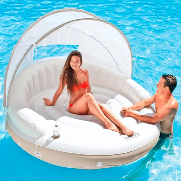 Saltea gonflabilă Intex 58292 Vinil/ White photo 2