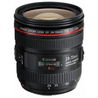 Obiectiv Canon EF 24-70 mm f/ 4.0L IS USM Black photo 2