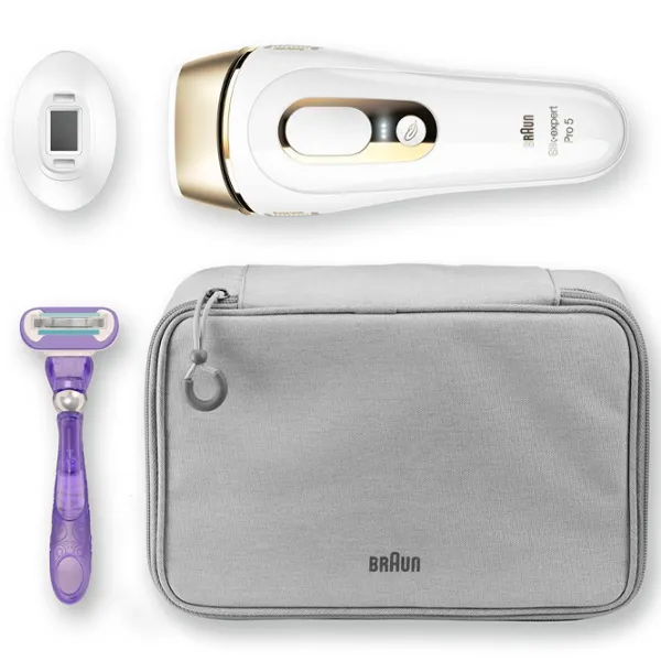 Эпилятор Braun PL5117 Silk-expert IPL Pro 5 Сухая/ Золотой Белый photo 2