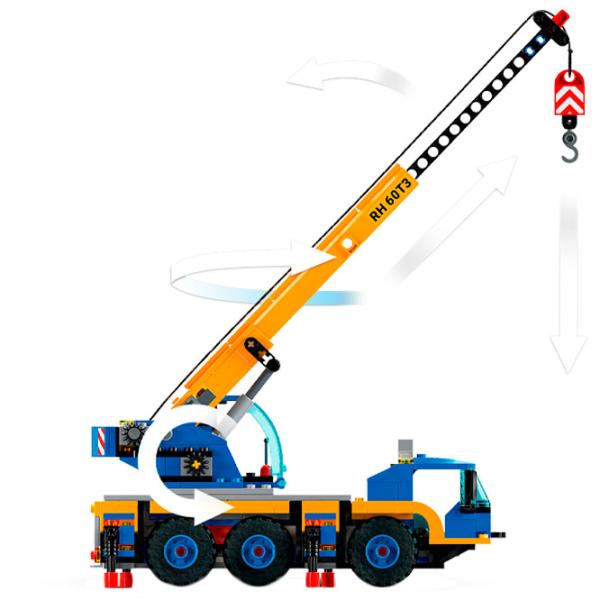 Детский конструктор LEGO Мобильный кран Кран/ Синий photo 4