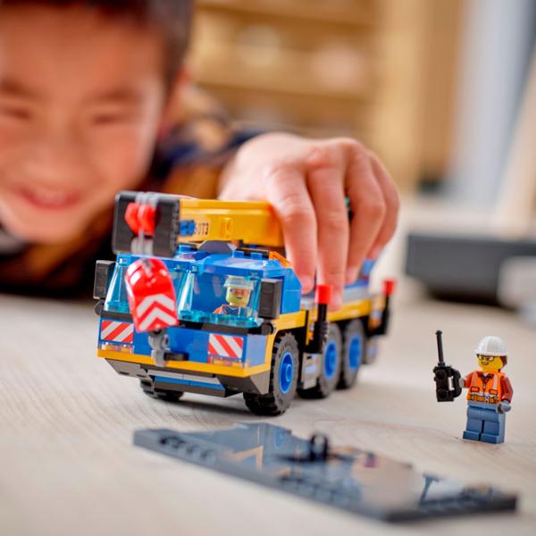Детский конструктор LEGO Мобильный кран Кран/ Синий photo 5