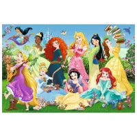 Puzzle 2D Trefl Charming Princesses 5+/ Numărul de piese: 100 photo 2
