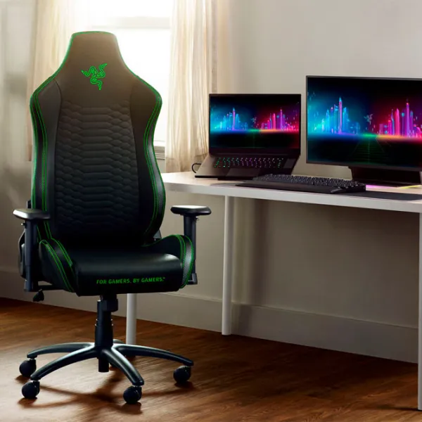 Игровое кресло Razer Iskur X Зелёный Черный photo 5