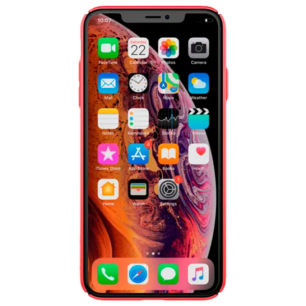 Husă pentru smartphone Apple iPhone XS Max Nillkin/ Back/ PC/ Red photo 3
