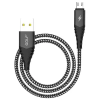 Кабель для телефона GC-67 Golf USB Type-A + microUSB 1 м/ Черный photo 3
