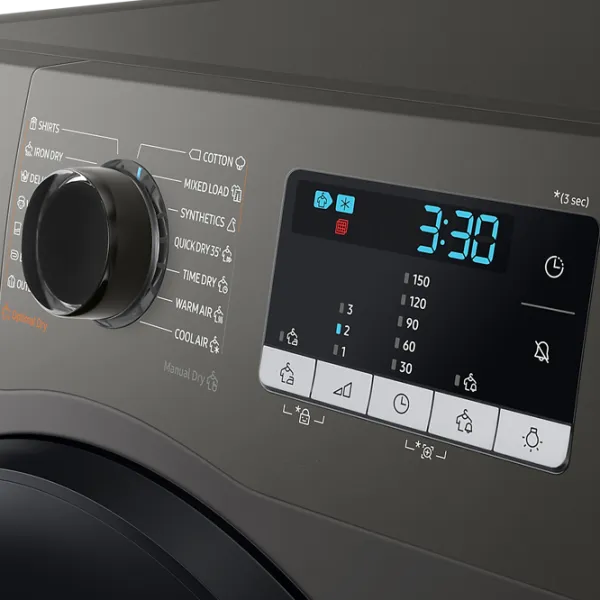 Сушильная машина Samsung DV90TA040AX/ LE 9 кг/ Нержавеющая сталь photo 6
