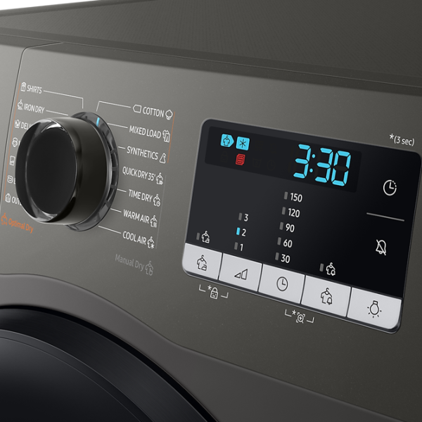 Сушильная машина Samsung DV90TA040AX/ LE 9 кг/ Нержавеющая сталь photo 6