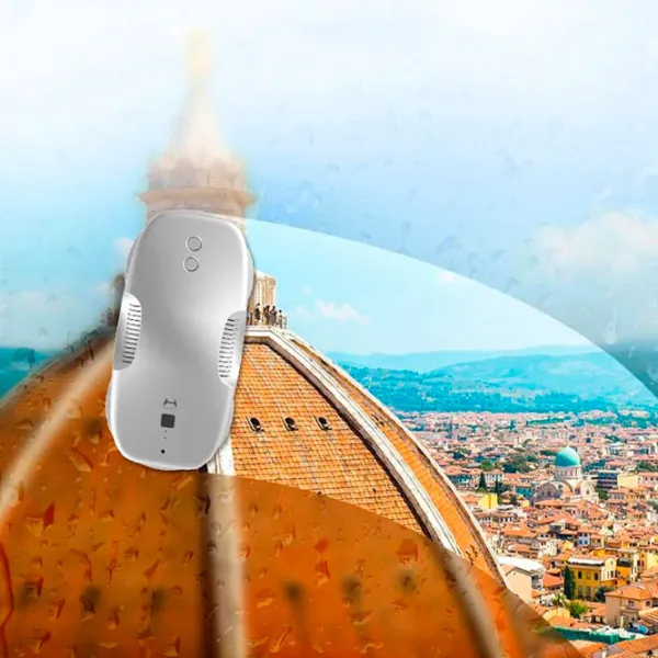Robot pentru curățarea ferestrelor Hutt DDC55 White White photo 5