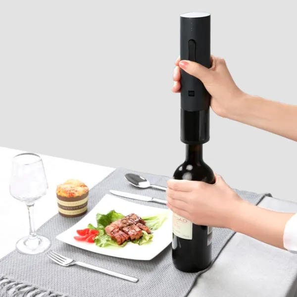 Tirbușon electric Xiaomi HuoHou Wine Opener HU0027 10 W/ Black photo 4
