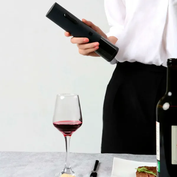 Tirbușon electric Xiaomi HuoHou Wine Opener HU0027 10 W/ Black photo 5