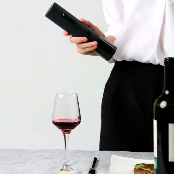 Tirbușon electric Xiaomi HuoHou Wine Opener HU0027 10 W/ Black photo 5