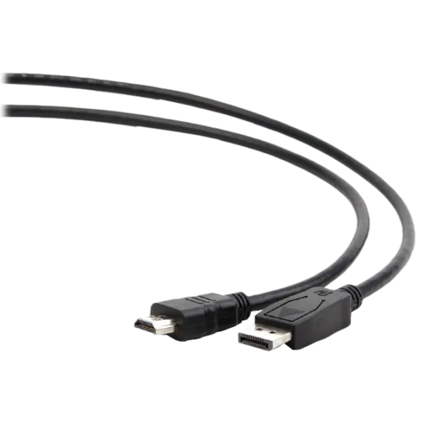 Кабель видео Cablexpert DisplayPort + HDMI 1 м / Черный photo 2