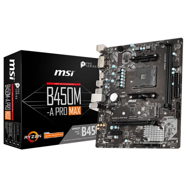 Материнская плата MSI B450M-A PRO MAX mATX/ AMD B450 photo 5