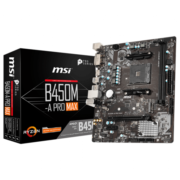 Материнская плата MSI B450M-A PRO MAX mATX/ AMD B450 photo 5