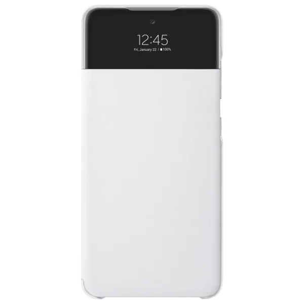 Husă pentru smartphone Samsung Galaxy A52 Samsung/ Flip Cover View/ Poliuretan/ Policarbonat/ White photo 3