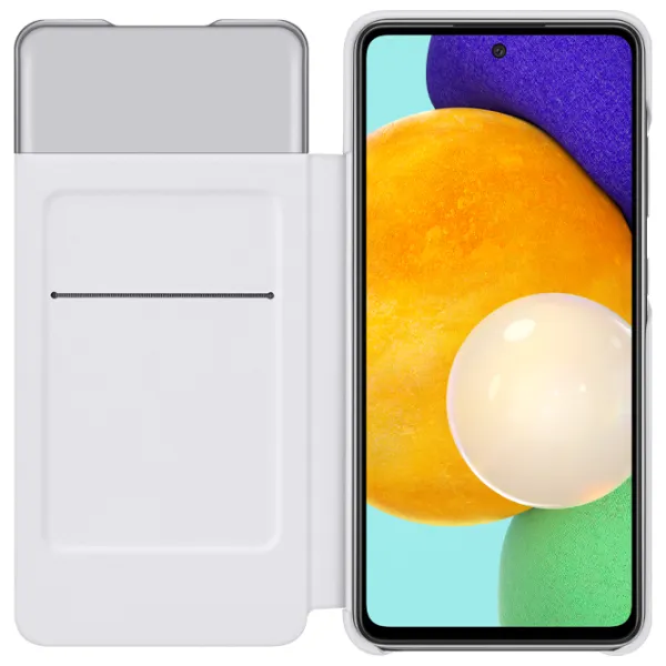 Husă pentru smartphone Samsung Galaxy A52 Samsung/ Flip Cover View/ Poliuretan/ Policarbonat/ White photo 4