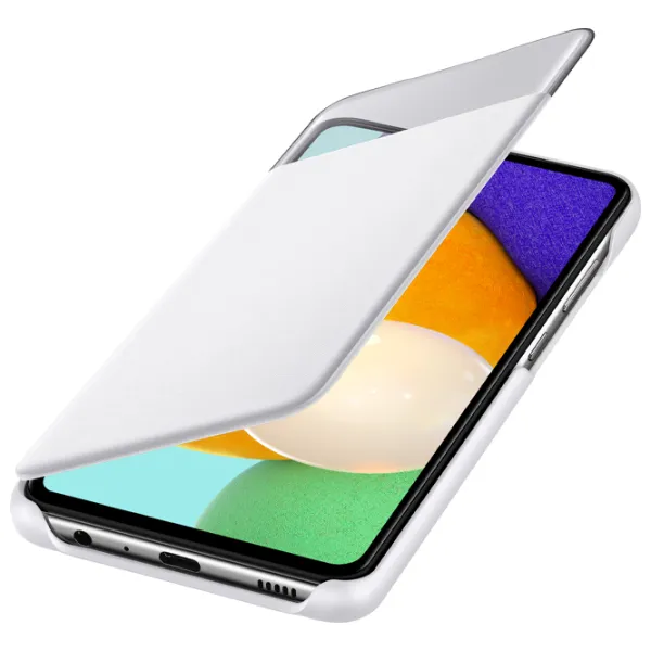 Husă pentru smartphone Samsung Galaxy A52 Samsung/ Flip Cover View/ Poliuretan/ Policarbonat/ White photo 5
