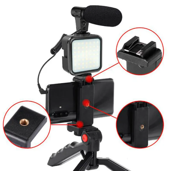 Trepied Platinet PMVG 4in1 Black photo 3