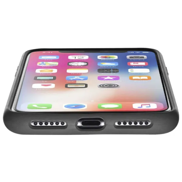 Husă pentru smartphone Apple iPhone XS Cellularline/ Back/ TPU/ Black photo 2