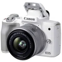 Cameră foto Canon EOS M50 Kit CMOS/ White photo 3